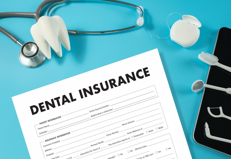 Dental Insurance Form for a Patient in a Clinic in McAllen, TX